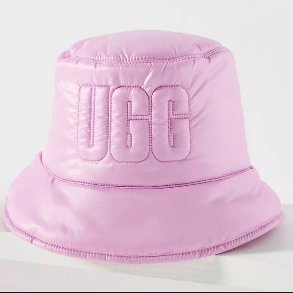 Anthropologie UGG Quilted Logo Bucket Hat